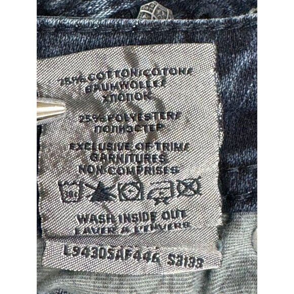 Silver Jeans Co Suki Low-Rise Bootcut Jeans W27/L33 Embroidered Studs Rhinestone - Picture 15 of 15